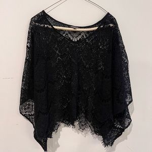 Lace black shirt